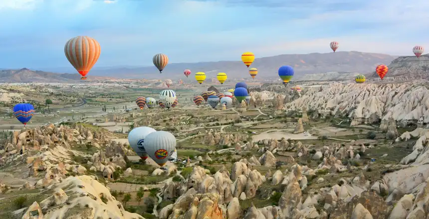 Ballons &uuml;ber Kappadokien, T&uuml;rkei