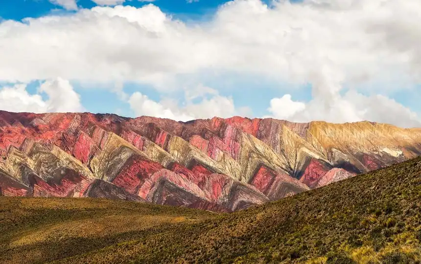 argentinien-jujuy Cerro de los Siete Colores in Jujuy in Argentinien