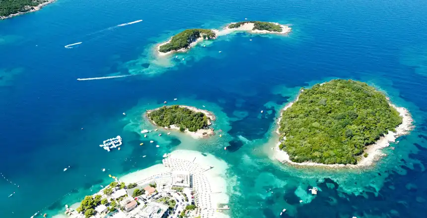 ksamil-inseln-albanien Inseln von Ksamil, Albanien