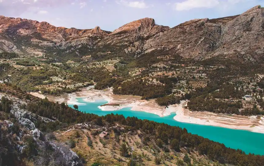 alicante-spanien-stausee-guadalest Stausee Guadalest Alicante Spanien