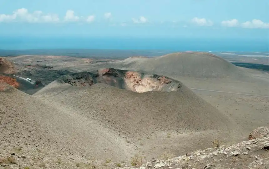 lanzarote-vulkan Vulkankrater auf Lanzarote