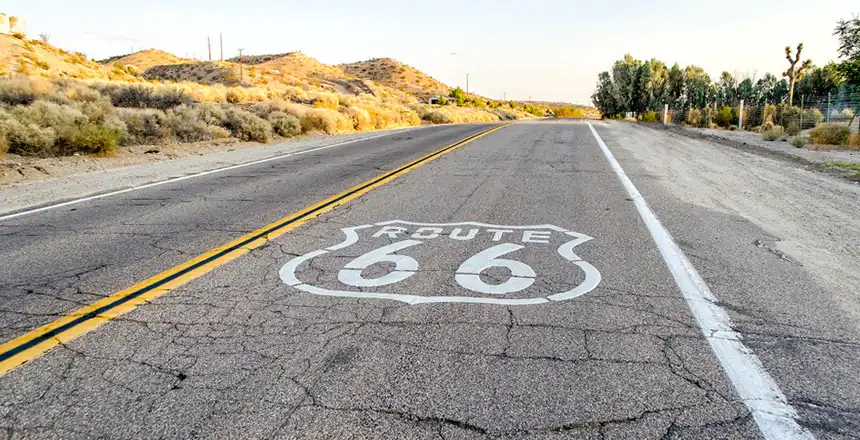 route-66-kalifornien Route 66 in den USA