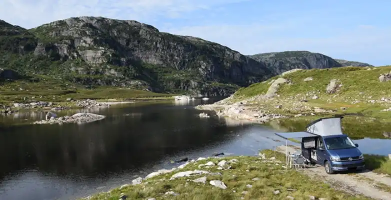 Norwegen mit Wohnmobil, Camping in Norwegen, VW T6 California