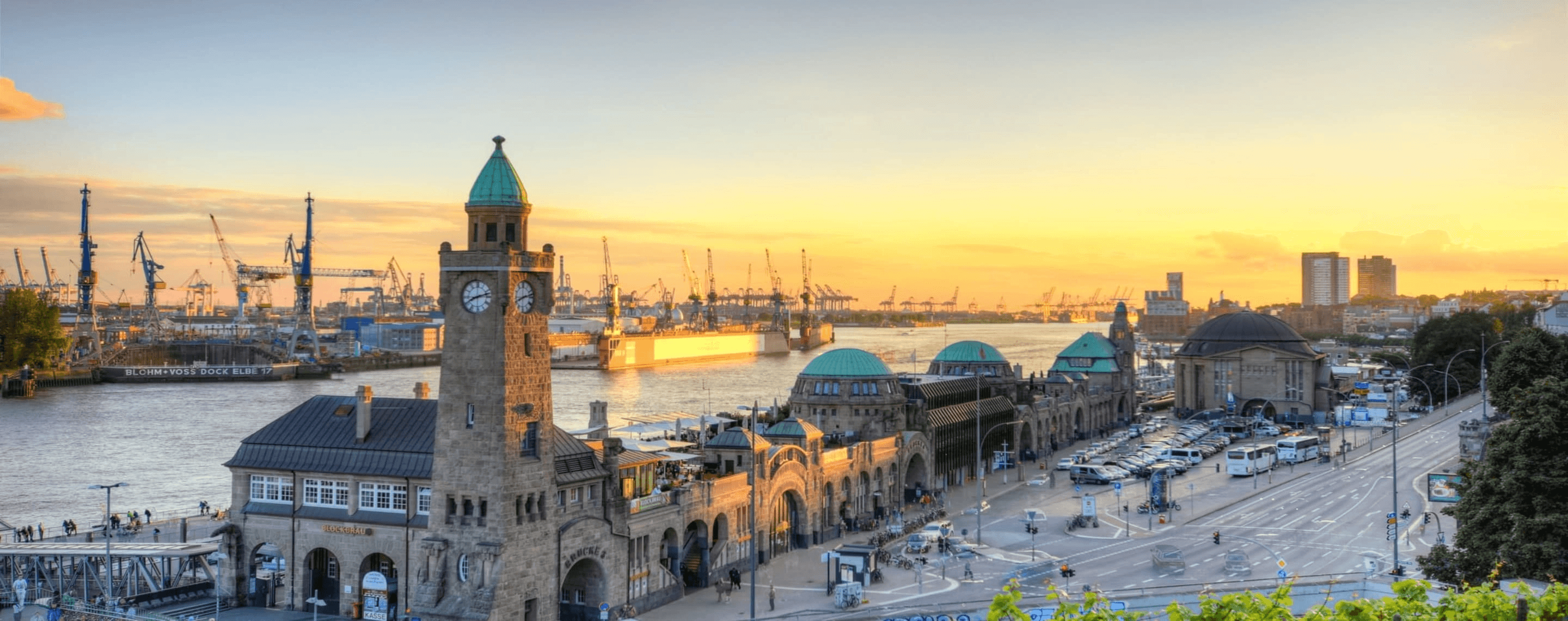 Landungsbrücken in Hamburg