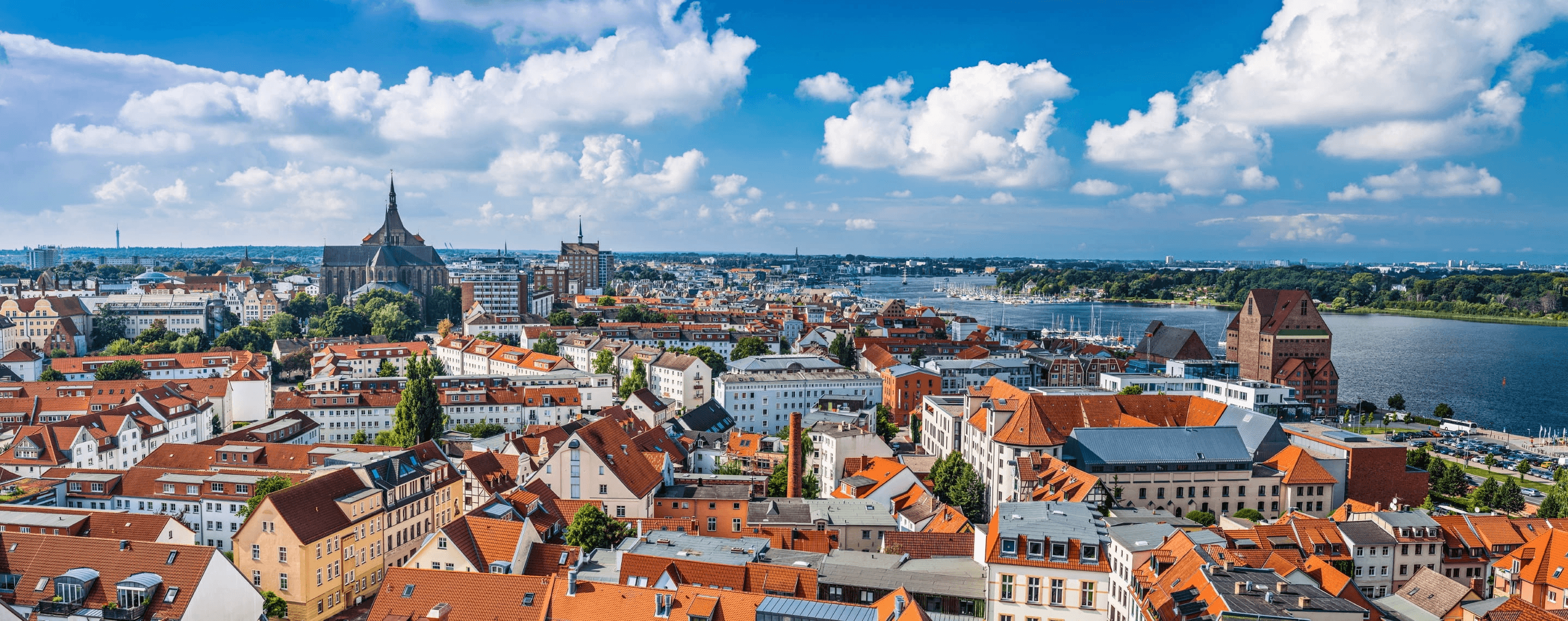 Panorama von Rostock