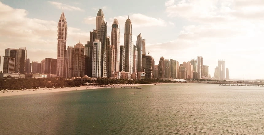 Panorama von Dubai