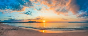 Reise - Sonnenuntergang am Meer