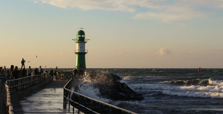 Westmole in Rostock