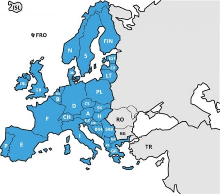 europakarte erlaubte einreise länder adac wohnmobil wohnwagen